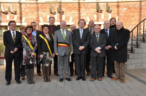 Foto Voorstelling Jaarboek 62 en Huldiging Paul Van de Woestijne